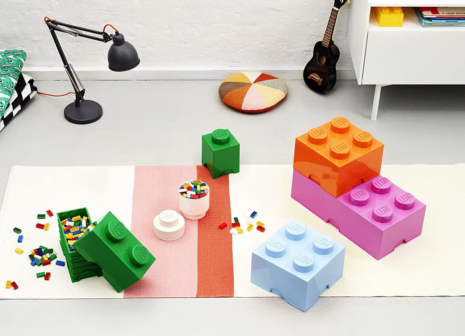 LEGO Storage Brick 4, Medium Azur