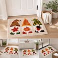 thumbnail image 4 of Zynviq Maple Leaf Area Rugs Thanksgiving 15.7" X 23.6" Throw Rug Polyester Washable Multicolor Rectangular Dwarf Small Rug for Sofa, 4 of 6