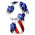 thumbnail image 4 of ibuvkizy Summer Tops for Women 2025!Independence Day Shirts for Women Fashion American Flag Tops Patriotic Crewneck Short Sleeve Print Tees,4th of July Shirt White XXXL, 4 of 5