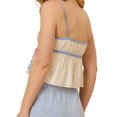 thumbnail image 3 of Argulvti Women's Summer Cami Tops Sleeveless V Neckline Floral Print Ruffle Camisole Tank Tops, 3 of 4