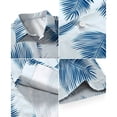 thumbnail image 4 of HAOMEILI Hawaiian Shirt for Men Short Sleeve Button Down Shirt Men Casual Summer Tropical Beach Aloha Shirts for Men Hawaii Party, 4 of 7