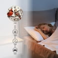thumbnail image 4 of 14 Inch Wall Clock Battery Operated Silent Clock Decorative for Office, Kitchen, Outdoor, Living Room，Winter Red Color Birds Snow Picture, 4 of 4
