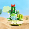 thumbnail image 2 of Bloques de construcción de Pokémon para niños, juguete de Pikachu, Charmander, Squirtle, modelo de juguete para decoración del hogar, planta en maceta, flor, ladrillo, niña, regalo, nuevo, 2 of 5