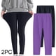 thumbnail image 1 of Odeerbi 3-12 Años Niñas 2 Pcs Leggings Mallas Elásticas Lycra Pantalones de Comodidad Suavidad Transpirable Pantimedias, 1 of 9