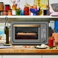 Beautiful 6 Slice Touchscreen Air Fryer Toaster Oven, Oyster Grey by