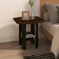 thumbnail image 2 of HOMLUX 20" x 20" x 20" Nightstand Modern Bedside Table with Shelf, Columbia Walnut & Black, 2 of 5