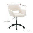 thumbnail image 2 of CorLiving Marlowe Upholstered Task Chair, 2 of 5