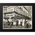 thumbnail image 2 of Vintage Apple Collection 24x20 Black Modern Framed Museum Art Print Titled - Coney Island I, 2 of 5