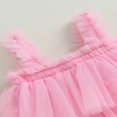 thumbnail image 3 of Filles A-Ligne Robe Sans Manches Solide Robe de Fête de Fleur Robe de Tulle d'Été pour Tous les Jours, 3 of 7
