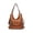 015#Brown, variant on Liamobondopolis Vintage Durable Scratch-Resistant Men's Leather Crossbody Satchel Bag, Brown