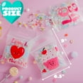 thumbnail image 3 of Joyfy 36 Pcs Valentine's Day Cellophane Bag with Designs,Candy Goody Treat Gifts Bags for Kids Classroom,Valentine Bags for Kids, 3 of 8