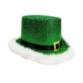 thumbnail image 4 of FVDPWYE Christmas Top Hat Comfortable Decor Elf Hat for Winter Cosplay Role Play Holiday Green, 4 of 8