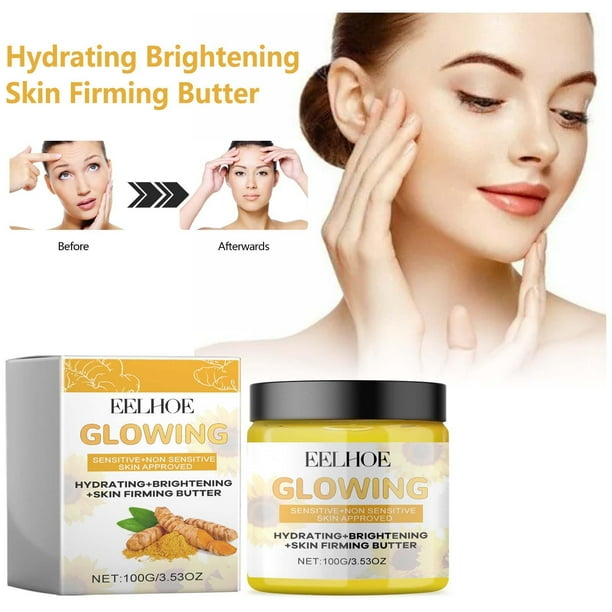Fiudx Crema de Cúrcuma, Hidratante Parapiel Radiante, Vitamina C, Solución Hidratante Reparadora, Uso Normal, Piel Seca y Grasa, Rutina Diaria de Cuidado de La Piel, Fórmula Aprobada Por Dermatólogos