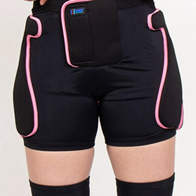 Pantalones cortos acolchados, equipo de protección, amortiguador, protector de coxis, cómodo para la cadera S
