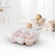 thumbnail image 4 of Caja apilable portátil para guardar huevos | Recipiente de plástico apto para alimentos, apto para refrigerador | Asa para facilitar su transporte | Organizador transparente y duradero para la, 4 of 4