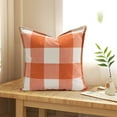thumbnail image 6 of 4pcs Thanksgiving 50*50cm Fall Decor Halloween Orange Cottons Linen Pillowcase Home Sofa Pillow Cushion Holiday Decoration Gifts, 6 of 6