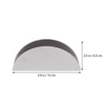 thumbnail image 2 of 430 Stainless Steel Towel Rack Simple Vertical Fan Shape Tissue Holder Napkin Box Home Decoration Tool (Silver), 2 of 6