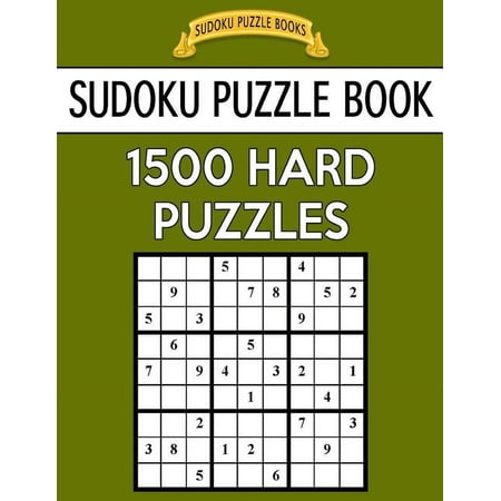 Sudoku Puzzle Books: Sudoku Puzzle Book 1 500 HARD Puzzles: Gigantic Bargain Sized Book No Wasted Puzzles With Only One Level (Paperback)