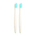 thumbnail image 1 of Bamboo Toothbrush Manual Toothbrush Nylon Bristle Toothbrush, 1 of 10