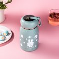 thumbnail image 1 of KIDS WATER BOTTLE 12 Ounces double wall stainless steel thermos vacuum flasks with temperature display, Blue, 1 of 9