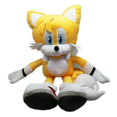 Sonic the Hedgehog Tails Large Size Kids Plush Toy w/Zipper Pocket