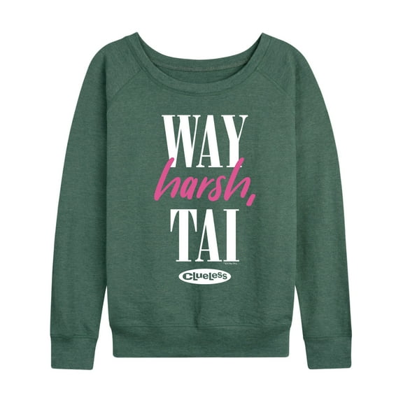 Clueless - Way Harsh Tai - Women's Lightweight French Terry Long Sleeve Shirt