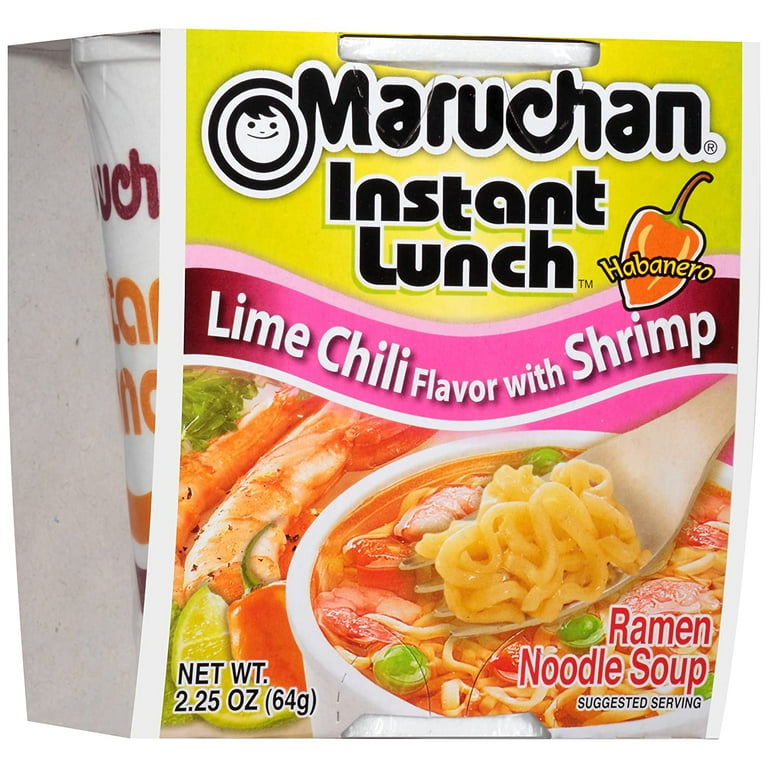 Maruchan Instant Lunch, Lime Chili Shrimp Flavor, 2.25 Oz Cup