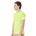thumbnail image 3 of Hanes Mens T-Shirt, Hi Vis Safety Workwear Tee with Short Sleeves, Mixcolor Pack-2, Size-S, 3 of 5