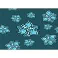 thumbnail image 1 of Ahgly Company Indoor Rectangle Patterned Medium Teal Green Area Rugs, 2' x 4', 1 of 6