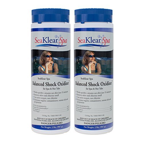 SeaKlear Spa Balanced Shock Oxidizer for Spas & Hot Tubs, 2 lb