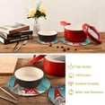 thumbnail image 6 of Christmas 2 Pack Pot Holders Trivets, Heat Resistant Hot Pads for Kitchen Table Decoration Trivets for Hot Dishes/Pot/Bowl/Teapot/Kitchen Hot Pads Trivets, 7" + 9.45", 6 of 7