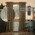 thumbnail image 3 of VHC Brands Black Star, Cotton, 84x40, Scalloped Panel, Set of 2, Black, 3 of 5