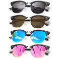 thumbnail image 1 of Gafas de sol KALIYADI Polarizadas Retro Semi-Aro para Hombre, 1 of 7