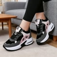 thumbnail image 5 of Women's Platform Sneakers Wedges  Lace Up Shoes Increase Fashion Sneakers for Womens Girls, 5 of 6