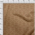 thumbnail image 3 of oneOone Cotton Poplin Tawny Brown Fabric Geometric Diy Clothing Quilting Fabric Print Fabric By Yard 42 Inch Wide, 3 of 5
