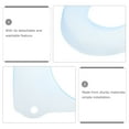 thumbnail image 4 of KAKOWELY Waterproof Toilet Seat Pad Cover PVC Toilet Seat Cover 1Set, 4 of 8