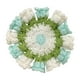 thumbnail image 1 of Posavasos con diseño de flores, regalo versátil, adorable protección para la mesa. Blanco, 1 of 9