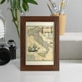 thumbnail image 5 of Italy Map -Framed Print w/glass-Chestnut, 5 of 8