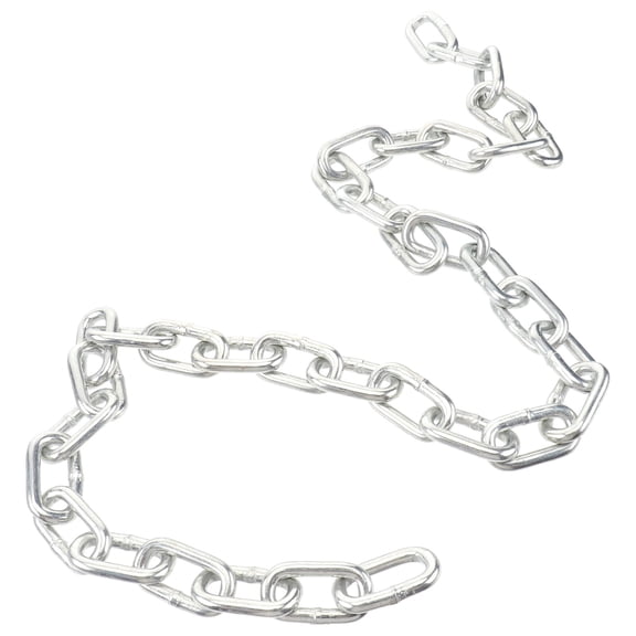 Raindrops 1Set Lengthen Bike Chain Galvanized Steel Door Chain Multi-function Lock Silver