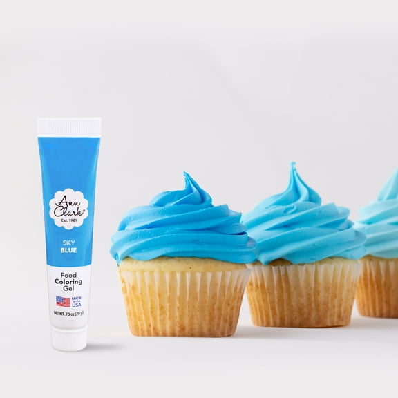 Ann Clark Sky Blue Food Coloring Gel .70 oz. Professional Grade Made in USA