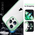 thumbnail image 5 of JETech Case for iPhone 14 Pro Max 6.7-Inch, Shockproof Phone Bumper Cover, Anti-Scratch Clear Back (Midnight Green), 5 of 6