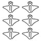thumbnail image 1 of Clips de Papel Mini 100 piezas Metal BuyWeekMX, 1 of 9