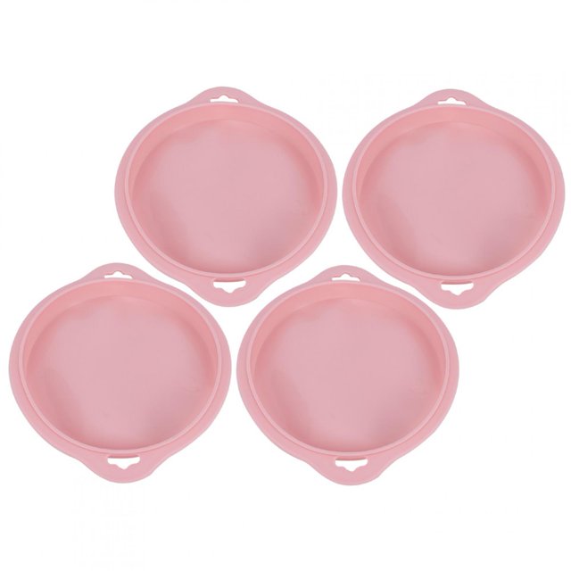 Cake Tray, Easy To , Cake , High Temperature Resistance For Family Dinners Parties Pink L