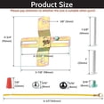 thumbnail image 2 of Lefu 2 Sets Light Fixture Mounting Bracket,4 inch Cross-Shaped Mount Bracket Light, 2 of 8