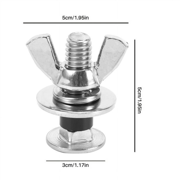 Symkmb 2Pcs 316 Stainless Steel Diving Screws Butterfly Backplate Wing