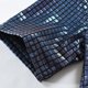 thumbnail image 5 of Camisa Elvqul para Hombre Playa con Lentejuelas Morado Manga Corta Abotonada Solapa, 5 of 7