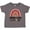 Charcoal Grey, variant on Grammy and Papaw Love Me Girls Granddaughter Girls Toddler T-Shirt