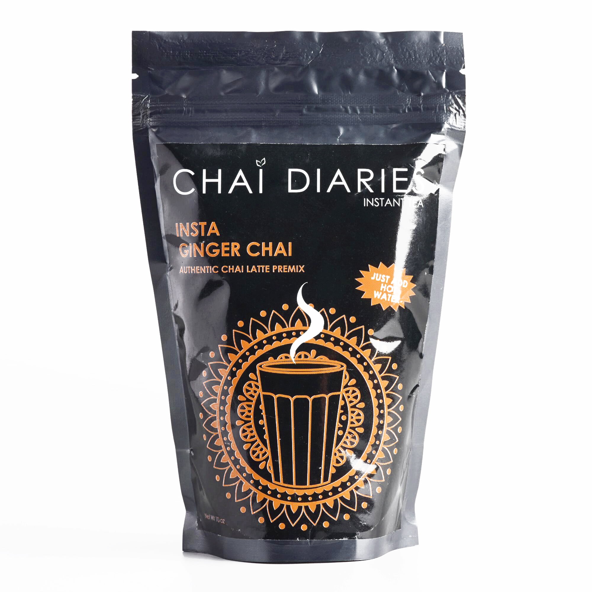 Chai Diaries Ginger Chai Tea 10 oz each (1 Item Per Order, not per case