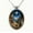 E, variant on Magnetic Three Layer Round Necklace Metal Inlaid Elegant Temperament Collar Chain for Women