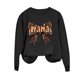 thumbnail image 4 of Xuyuer Women's Printed Long Sleeve Round Neck Casual Hoodless Sweatshirt, Comfortable Pullover Top for Mother's Day Gifts, Family Events and Relaxed Everyday Wear, 4 of 6